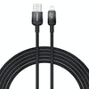 Baseus Discolor Series 2.4A USB to 8 Pin Fast Charging Cable, Cable Length:2m(Black)