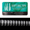 Scratch-free Ultra-thin Seamless Manicure Nail Plate, Shape: 03 Half Sand Short Ballet