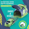 2 In 1 Children Toy Car Set One Button Press Ejection Inertia Car Toys(Red)