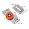 Closet Sliding Door Pulley Fittings Silent Sliding Door Accessories With 8 Screws, Model: Pulley