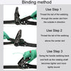 Motorcycle Ratchet Tensioner Cargo Bundling And Luggage Fixing Straps, Length: 4m