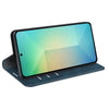 For Samsung Galaxy S25 5G Retro-skin Magnetic Suction Leather Phone Case(Dark Blue)