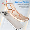For iPhone 15 Pro Max MagSafe Frosted Translucent TPU + PC Full Coverage Phone Case(Orange)