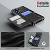 For Samsung Galaxy S24+ 5G Horizontal Flip Card Bag Holder Leather Phone Case(Black)