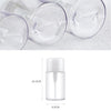 Portable Liquid Push Down Pump Dispenser Bottle Empty Plastic Bottle Container, 100ml