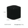 4.5x4.5x4cm Rectangular Ring Seat Black Microfiber Necklace Ring Jewelry Display Live Jewelry Prop Rack