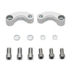 SF-YSZ-2 Mirror Code Motorcycle Modification Aluminum Alloy CNC Rearview Extension Bracket Set (Black)