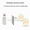 CL017 Natural Light LED Press the Lights , Remote Control Battery-Powered Bedroom Wall Night Light, Remote Control Distance: 10m