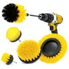 6 PCS / Set Kitchen Bathroom Car Tire Floor Crevice Clean Diamond Brush(Color Random Delivery)