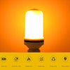 E27 6W LED Simulated Flickering Flame Effect Light Bulb , 1400K with 3 Modes, AC 85-265V