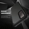 For Samsung Galaxy S20 FE 3 in 1 Shockproof PC + Silicone Protective Case(Black)