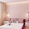 Modern Minimalist Bedroom Living Room Self-Adhesive Non-Woven Wallpaper Sticker, Specification: 0.53 x 3 Meters(7066 Light Pink)
