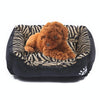 Small Black Dog Kennel Mat, Warm & Cosy, 43x32x10cm