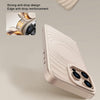 For iPhone 14 Pro Wave Texture Liquid Silicone Titanium MagSafe Phone Case(Black)