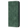 For iPhone 7 Plus / 8 Plus Lucky Flowers Embossing Pattern Magnetic Horizontal Flip Leather Case with Holder & Card Slots(Dark Green)