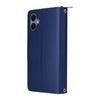 For Samsung Galaxy A06 Nine-card Slots Zipper Wallet Bag Leather Phone Case(Blue)