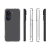 For Asus Zenfone 9 Shockproof Non-slip Thickening TPU Phone Case(Transparent)