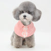 Pink Pet Scarf, Small, Absorbent Saliva Towel for Cats & Dogs