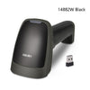 Deli  Wired And Wireless Scanner Drugstore Supermarket Catering Logistics Cash Register Scanner, Model: 14882W (Black)