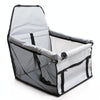 In Car Double-Layer Mesh Thickening Waterproof Pet Bag(Grey)