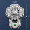 Single Machine 9 Knife Head Multifunctional USB Shaver Full Body Water Washing Shaver Men Hair Bald