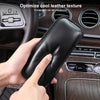 2 PCS Car Non-slip Soft Floor Protector Carpet Floor Mat Knee Bolster, Style:First Layer Cowhide(Black)