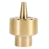 All Brass Flower Column Nozzle Inner Wire Garden Water Features Landscape Fountain Nozzle, Specification: DN15 4 Points