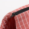 Plaid Pet Carrier Bag, Breathable, L (Light Coffee) - Dog/Cat