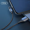 FXCL-WYA0G 2.4A USB to 8 Pin 180 Degree Rotating Elbow Charging Cable, Length:2m(Grey)