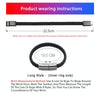 XJ-28 3A USB to 8 Pin Creative Bracelet Data Cable, Cable Length: 22.5cm(Brown)