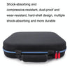 For Nintendo Switch Double Fitness Ring Storage Bag EVA Portable Hard Shell Host Package Accessories(Black)