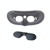 For DJI Goggles 2 Foam Padding Sponge Eye Pad Mask With Lens Cover Gray