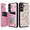 For Samsung Galaxy S25+ 5G Printed Double Buckle RFID Anti-theft Phone Case(Dried Flower World)