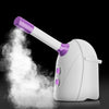 Hot & Cold Aromatherapy Face Steamer Spray Moisturizer CN Plug(White Purple)