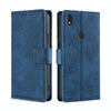 For Alcatel Axel / Lumos Skin Feel Crocodile Magnetic Clasp Leather Phone Case(Blue)