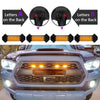 For Toyota Tacoma TRD 2016-2019 6 in 1 Car LED Front Grille Warning Lights, Daytime Running Lights & Wide Lights (Yellow Light)
