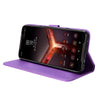 For Asus ROG Phone II ZS660KL Diamond Texture Leather Phone Case(Purple)