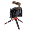 PULUZ Camera Wooden Top Handle with Cold Shoe Mount for Mirrorless Camera Cage Stabilizer(Bronze)