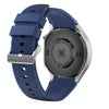 HD Watch X 1.43 inch IP68 BT5.3 Sport Smart Watch, Support Bluetooth Call / Sleep / Blood Oxygen / Heart Rate / Blood Pressure Health Monitor(Silver Steel + Blue Silicone Strap)