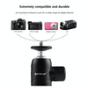 PULUZ Mini 360 Degree Panoramic 90 Degree Tilt Metal Ball Head Tripod Mount for DSLR & Digital Cameras