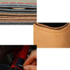 Car Genuine Leather Hand-stitched Adaptation Steering Wheel Cover, For Steering Wheel Size 37-38cm(Beige)
