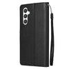 For Samsung Galaxy S25+ 5G 3-Card Slots Multifunctional Leather Phone Case(Black)