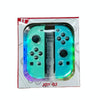 JOY-02 Gaming Left And Right Handle With RGB Lights Body Feel Bluetooth Gamepad For Switch / Switch OLED / Switch Pro / Switch Lite / Switch Joycon(Green Blue)