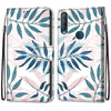 For Alcatel 1S (2020) / 3L (2020) Coloured Drawing Cross Texture Horizontal Flip PU Leather Case with Holder & Card Slots & Wallet & Lanyard(Pink Green Leaf)