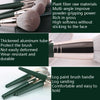 Soft Wooden Handle Makeup Brush Beauty Tools, Specification: With Strap Brush Bag