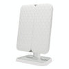 Simple & Stylish LED Three-Fold Square Makeup Mirror, Specification:Charging Model Monochrome Lamp(White)