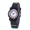 JNEW A335-20093 Children 3D Mathematical Calculations Waterproof Cartoon Watch(Rubber Shell Black)