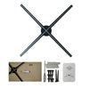 56CM KY-4 WIFI Holographic 3D Fan Shape LED Advertising Machine, Resolution: 1024 x 638 Pixels, Plug Type:AU Plug