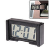 LCD Digital Electronic Car Clock Car Interior Accessory Date Calendar Time Display(Black)