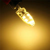 G4 2W 120LM Corn Light Bulb, 6 LED SMD 2835 Silicone, DC 12V(Warm White)